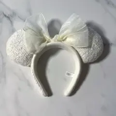 ディズニー カチューシャ ツイード