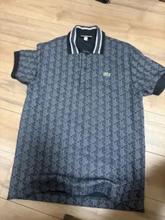 LACOSTE 幾何学模様 ポロシャツ Mサイズ LACOSTE 幾何学模様 ポロシャツ M - メルカリ