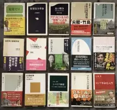 社会・政治に関する新書15冊セット