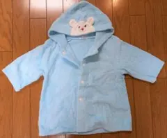 【美品】ミキハウス　バスローブ　フリーサイズ