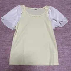MAJESTIC LEGON パステルイエロー　トップス