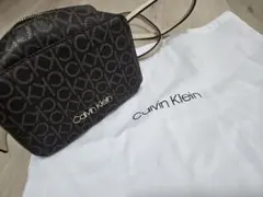 【Calvin Klein】 ショルダーバッグ ブラウン 保存袋付き