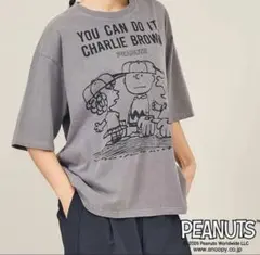 【今季】JOHNBULL ジョンブル スヌーピー 半袖Tシャツ ブラック 黒系のサムネイル