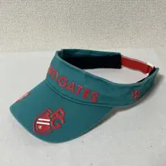 PEARLY GATES パーリーゲイツ　サンバイザー　ターコイズ　ユニセックス