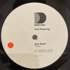 Awa Band Timba Defected テストプレス