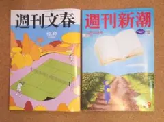 美品・メル便・２冊）週刊文春 ／ 週刊新潮 10月16日　10/16 2025年