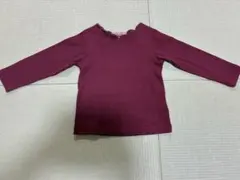 SM2⭐︎スカラップネック長袖カットソー⭐︎95cm