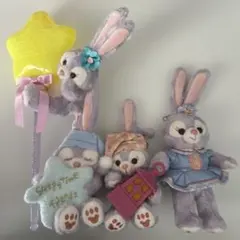 ステラルー　ぬいぐるみバッジ　ぬいぐるみチェーン　ステッキ　４点セット