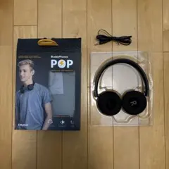 BuddyPhones POP ワイヤレスヘッドホン ブラック