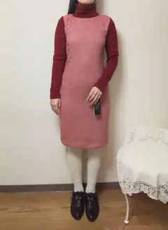 dead stock 80'sVintage レトロニットワンピース itimi