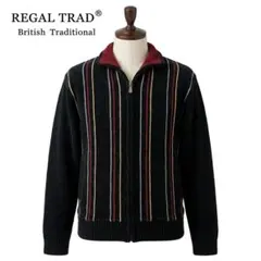REGAL TRAD ストライプ フリースジャケット Sサイズのサムネイル