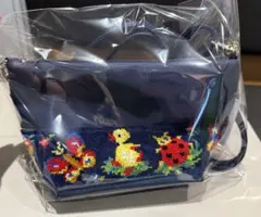 新品未開封タグ付き　学校フェイラー　ミニ　ショルダーバッグ　ハイジ　ネイビー