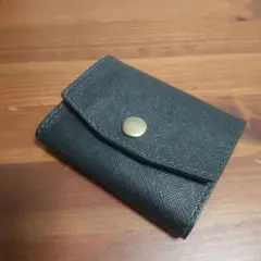 少し大きいコインケース　ブラック