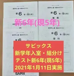 2025年最新】サピックス 6年 テストの人気アイテム - メルカリ