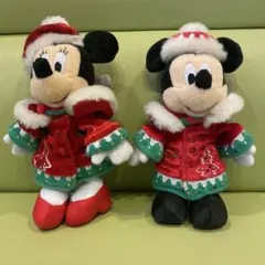 ミッキー ミニー クリスマスぬいぐるみ 2012年バージョン