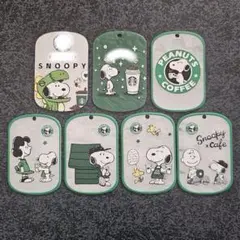 150円　海外風　ピーナッツ　コーヒー　アクリル　プレート　スタバ