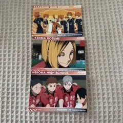 ハイキュー!! ゴミ捨て場の決戦 ブロマイド 3枚セット