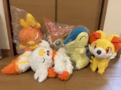ポケットモンスター　ほのおタイプ　ぬいぐるみ　5点セット