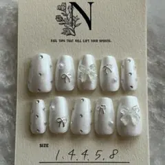 【現品価格】うるうるパールオーロラホワイト　純白　リボン　ビジュー　花嫁結婚式