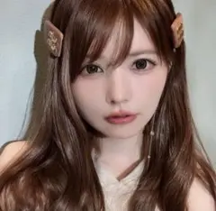 miu miu ヘアピン ブラウン ゴールドのサムネイル