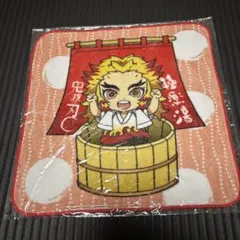 極楽湯 鬼滅の刃 ハンドタオル 煉獄杏寿郎 RAKU SPA