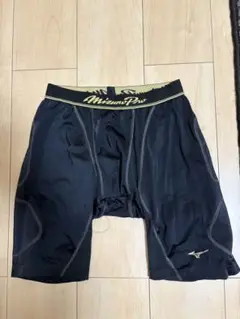 MizunoPro スライディングパンツ ブラック