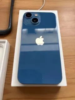 Apple iPhone 13 ブルー 本体 箱付き - メルカリ