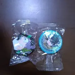 ヒロアカ×くら寿司コラボ 缶バッジ、マグネットシート 緑谷出久