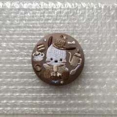 サンリオ　biscuit 刺繍缶バッチ3 ポチャッコ