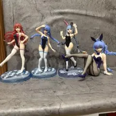 無職転生　ロキシー　エリス　フィギュア　プライズ　4体セット　競泳水着　バニーのサムネイル
