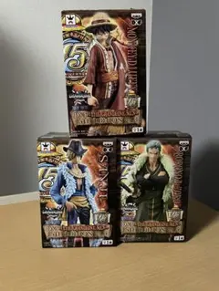 ワンピースフィギュアgrandline men15th edition3本セット