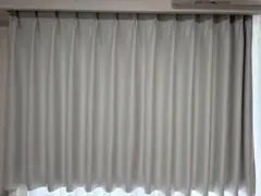 KEYUCA ドレープカーテン グレー 遮光