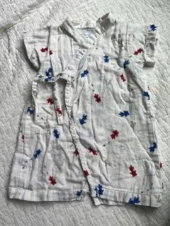 ベビー甚平　MIKIHOUSE 50〜60cm ガーゼ生地　【まとめ割可】