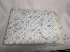 キルティング生地 ユニコーン柄 ミント 入園入学 女の子 ハンドメイド