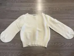 ANAYI 長袖ニットセーター アイボリー