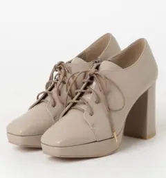 【未使用】DIANA ダイアナ　レースアップ　ブーティー　パンプス　本革　日本製