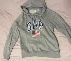 GAP フード付きトレーナー Mサイズ グレー 古着 ヴィンテージ