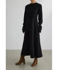 長袖 ロングワンピース