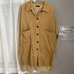 ZARA コーデュロイ　ワンピース