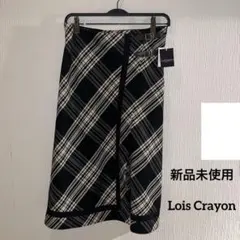新品未使用 Lois Crayon チェック柄スカート　ロイスクレヨンのサムネイル