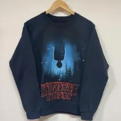 古着 海外公式 ストレンジャーシングス スウェットシャツ XL 黒
