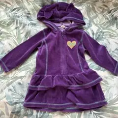 ANAP 紫色 フード付きワンピース