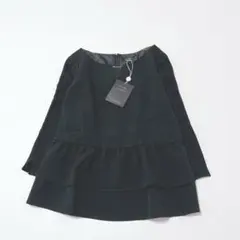 未使用✨タグ付き　 JUSGLITTY バー付ティアードブラウス　金　セレモニー