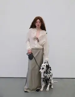 freckle seoul プレクル タイトスカート ブラウンのサムネイル