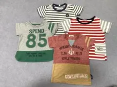 キッズ Tシャツ 4枚セット 90cm 男の子 ボーダー