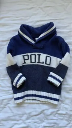 Ralph Lauren POLOロゴ ハイネックセーター 26M ネイビー