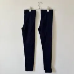 H&M シンプルレギンス ネイビー 120 128 130 2本セット