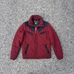 DIESEL 90s ダウンジャケット ライダース型Y2K 平成　フード収納