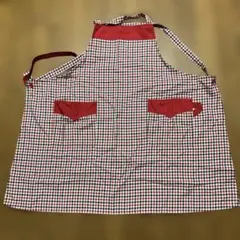 PERSON'S エプロン チェック柄 ポケット付きのサムネイル