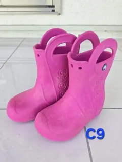 【crocs】 レインブーツ　サイズC9(16.5cm相応)